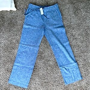 COPY - Ann Taylor NWT wide leg linen mid rise pant